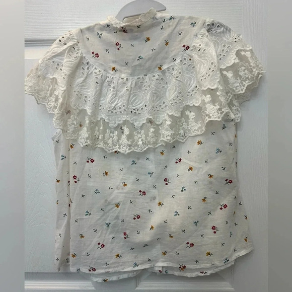 New - Place Nationale ruffled top - Picture 2 of 5